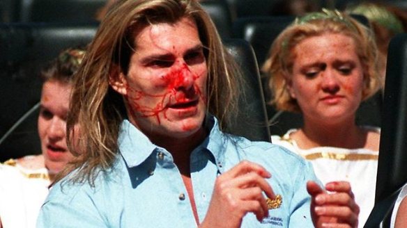 I can't believe that goose flutters